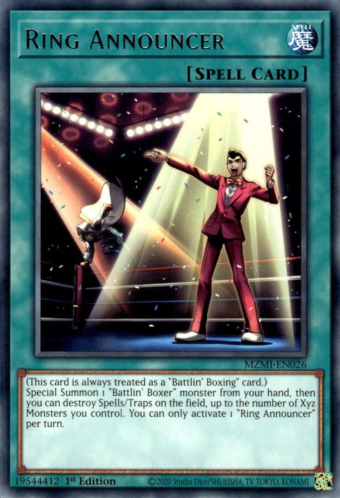 Ring Announcer [MZMI-EN026] Rare | Rock City Comics