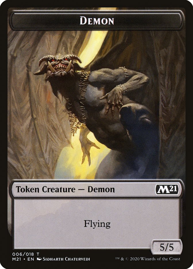 Demon [Core Set 2021 Tokens] | Rock City Comics