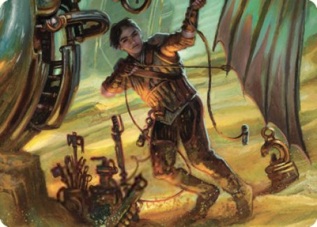 Mishra, Excavation Prodigy Art Card [The Brothers' War Art Series] | Rock City Comics