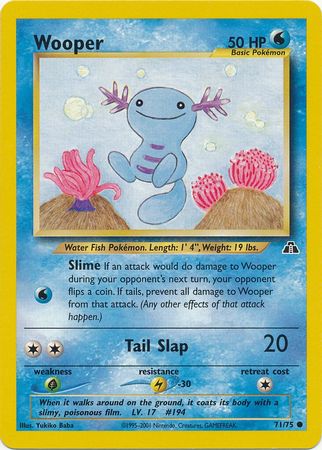 Wooper (71/75) [Neo Discovery Unlimited] | Rock City Comics