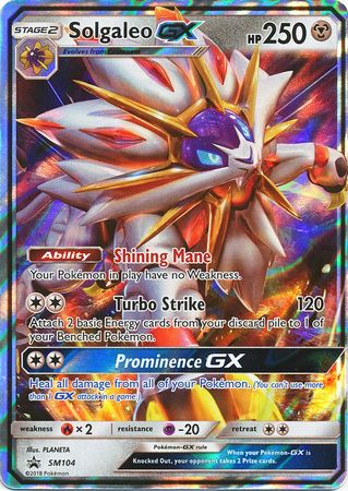 Solgaleo GX (SM104) (Jumbo Card) [Sun & Moon: Black Star Promos] | Rock City Comics