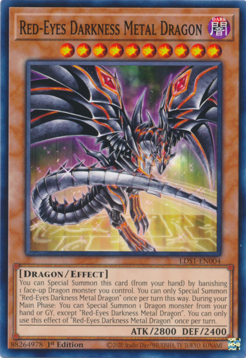 Red-Eyes Darkness Metal Dragon [LDS1-EN004] Common | Rock City Comics