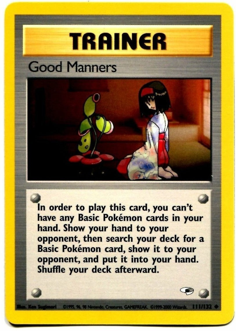 Good Manners (111/132) [Gym Heroes Unlimited] | Rock City Comics