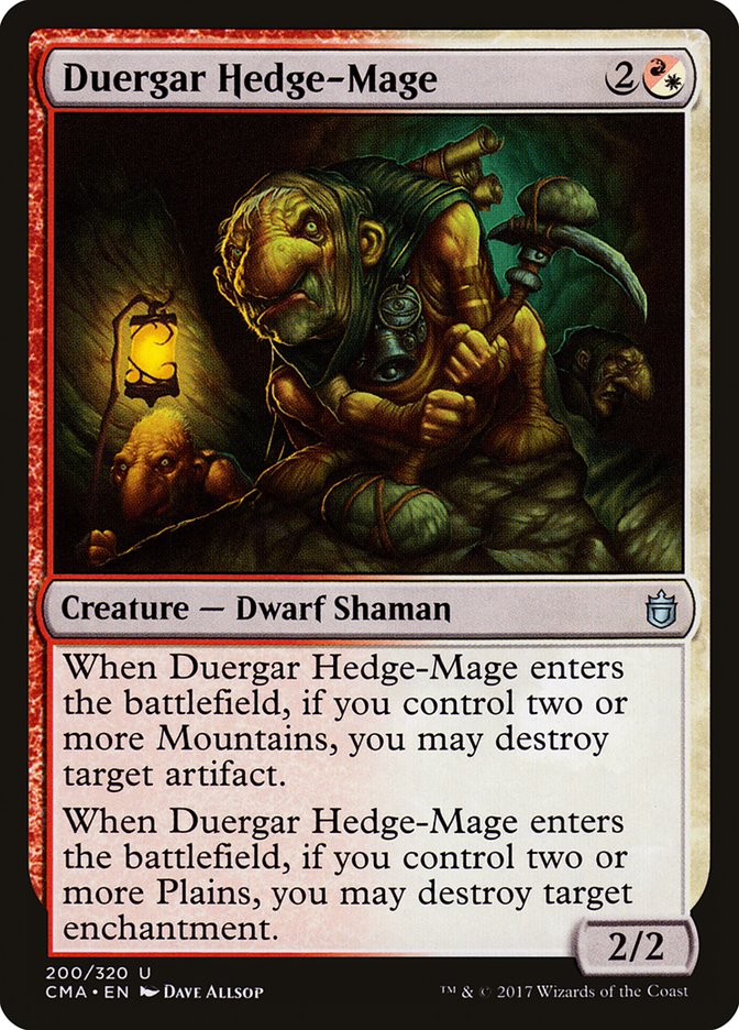 Duergar Hedge-Mage [Commander Anthology] | Rock City Comics