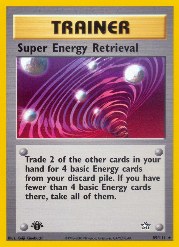 Super Energy Retrieval (89/111) [Neo Genesis 1st Edition] | Rock City Comics