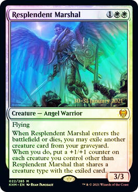 Resplendent Marshal [Kaldheim Prerelease Promos] | Rock City Comics