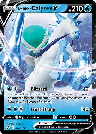 Ice Rider Calyrex V (SWSH130) [Sword & Shield: Black Star Promos] | Rock City Comics