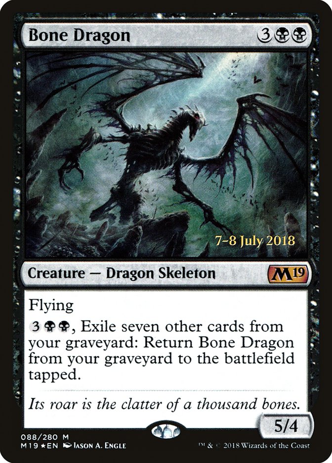 Bone Dragon  [Core Set 2019 Prerelease Promos] | Rock City Comics