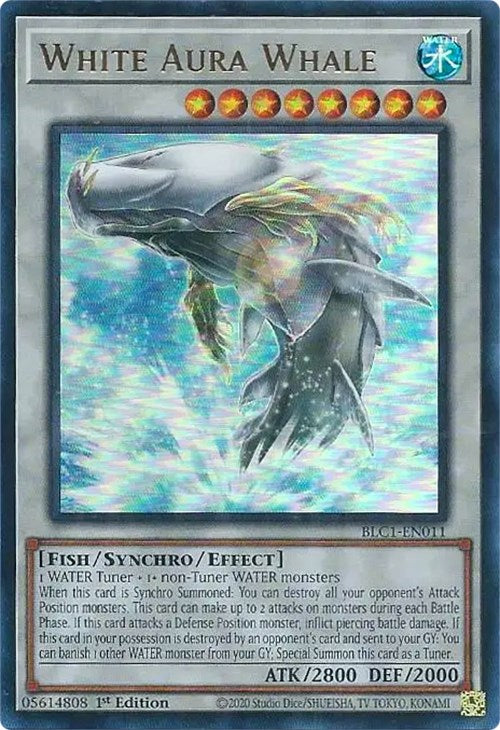 White Aura Whale [BLC1-EN011] Ultra Rare | Rock City Comics