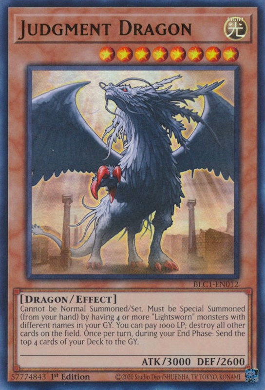 Judgment Dragon [BLC1-EN012] Ultra Rare | Rock City Comics