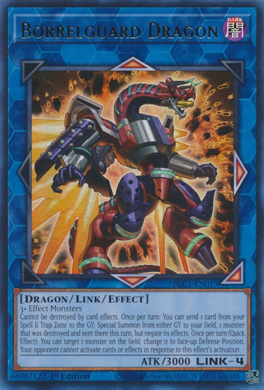 Borrelguard Dragon [BLC1-EN019] Ultra Rare | Rock City Comics