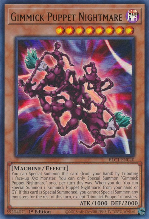 Gimmick Puppet Nightmare [BLC1-EN040] Ultra Rare | Rock City Comics