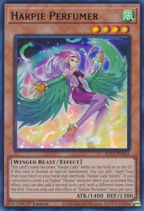 Harpie Perfumer [BLC1-EN041] Ultra Rare | Rock City Comics