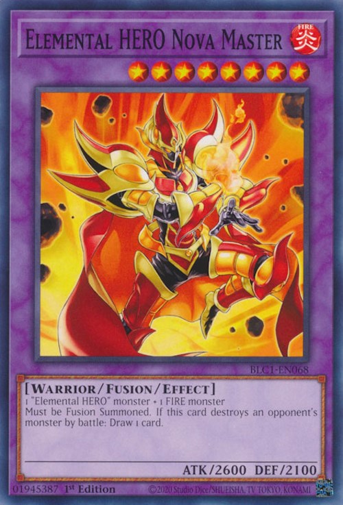 Elemental HERO Nova Master [BLC1-EN068] Common | Rock City Comics