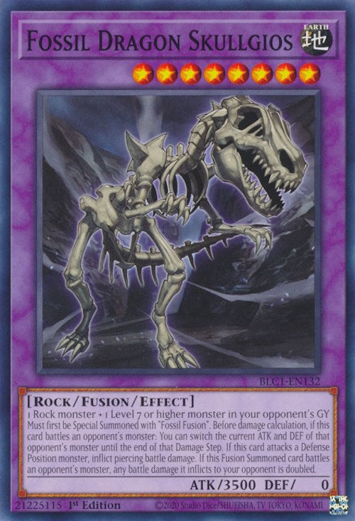 Fossil Dragon Skullgios [BLC1-EN132] Common | Rock City Comics