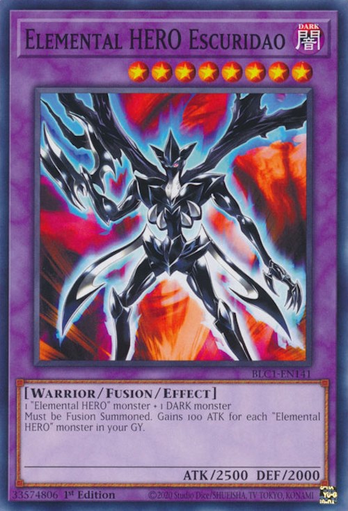 Elemental HERO Escuridao [BLC1-EN141] Common | Rock City Comics