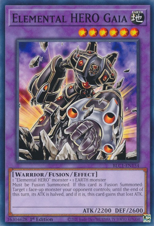 Elemental HERO Gaia [BLC1-EN154] Common | Rock City Comics