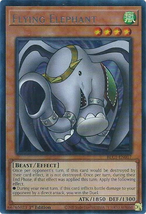 Flying Elephant (Silver) [BLC1-EN017] Ultra Rare | Rock City Comics