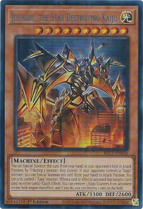 Jizukiru, the Star Destroying Kaiju (Silver) [BLC1-EN036] Ultra Rare | Rock City Comics