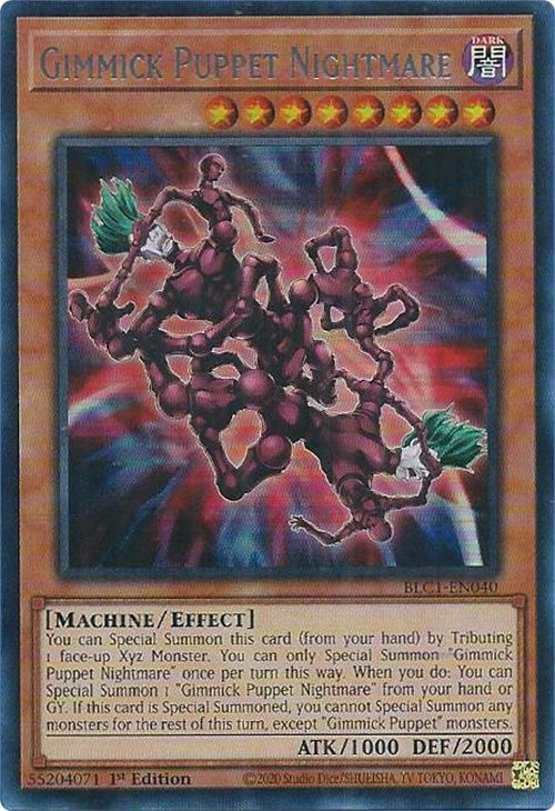 Gimmick Puppet Nightmare (Silver) [BLC1-EN040] Ultra Rare | Rock City Comics