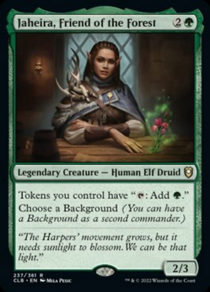 Jaheira, Friend of the Forest [Commander Legends: Battle for Baldur's Gate] | Rock City Comics