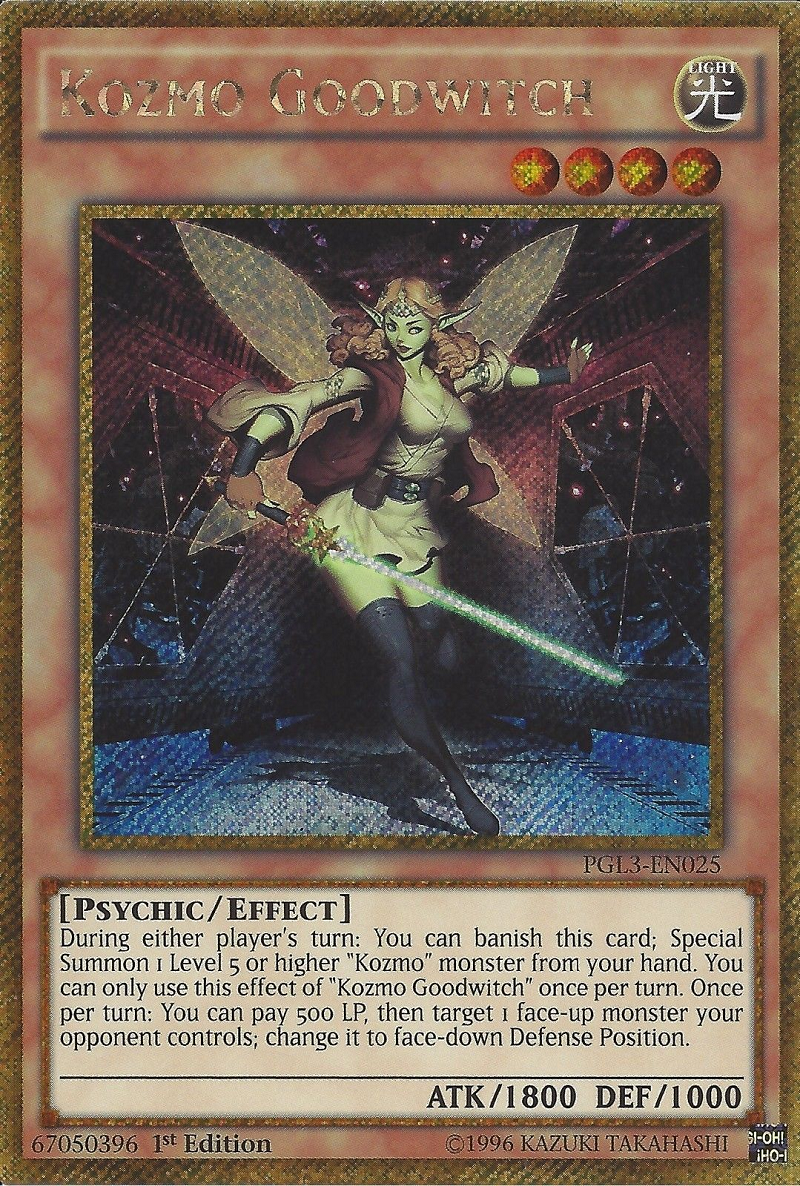 Kozmo Goodwitch [PGL3-EN025] Gold Secret Rare | Rock City Comics