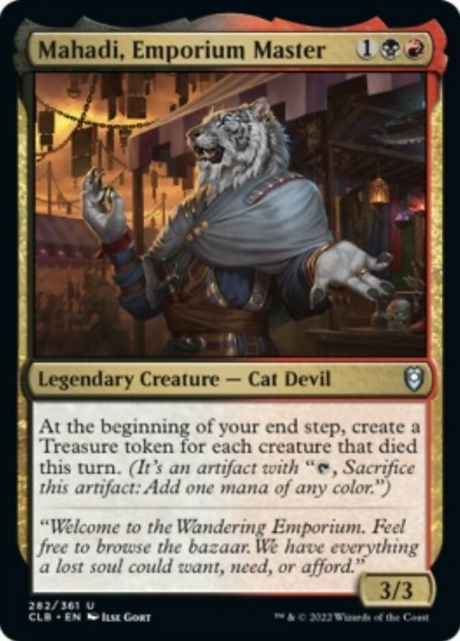 Mahadi, Emporium Master [Commander Legends: Battle for Baldur's Gate] | Rock City Comics
