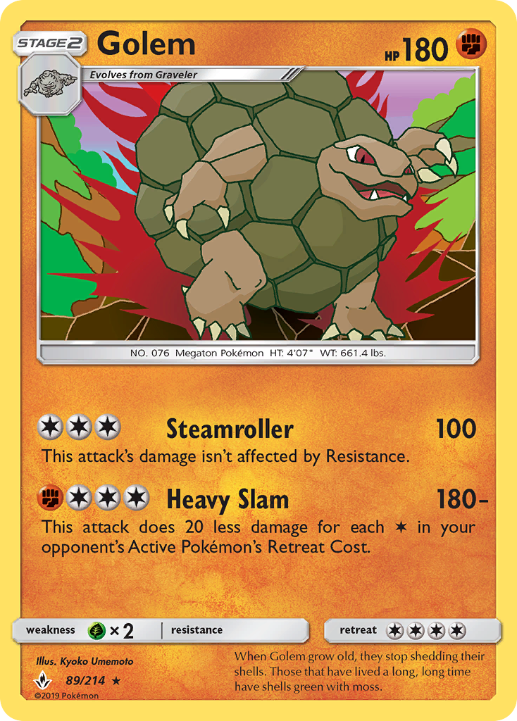 Golem (89/214) [Sun & Moon: Unbroken Bonds] | Rock City Comics