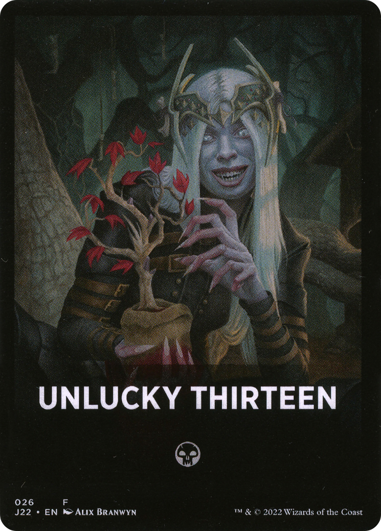 Unlucky Thirteen Theme Card [Jumpstart 2022 Front Cards] | Rock City Comics