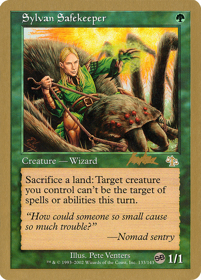 Sylvan Safekeeper (Brian Kibler) (SB) [World Championship Decks 2002] | Rock City Comics