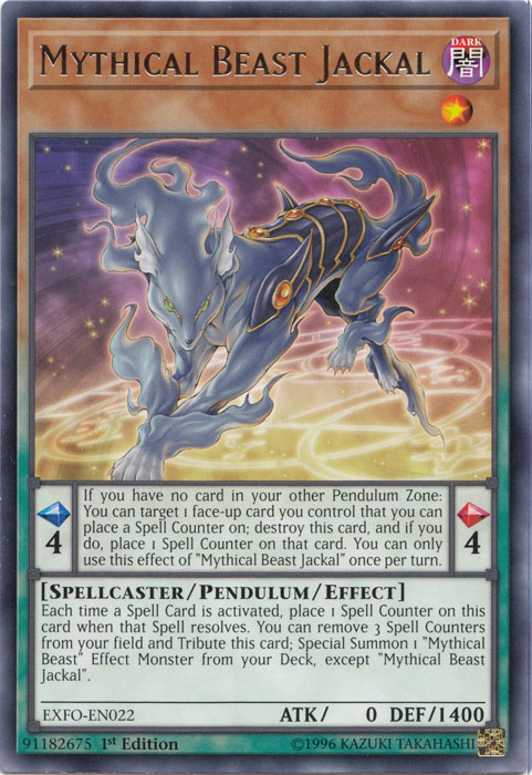 Mythical Beast Jackal [EXFO-EN022] Rare | Rock City Comics
