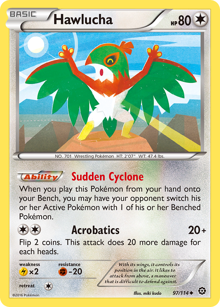 Hawlucha (97/114) [XY: Steam Siege] | Rock City Comics