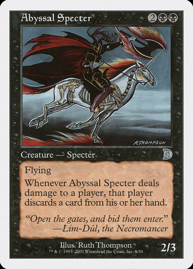 Abyssal Specter [Deckmasters] | Rock City Comics