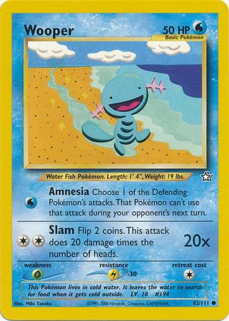 Wooper (82/111) [Neo Genesis Unlimited] | Rock City Comics