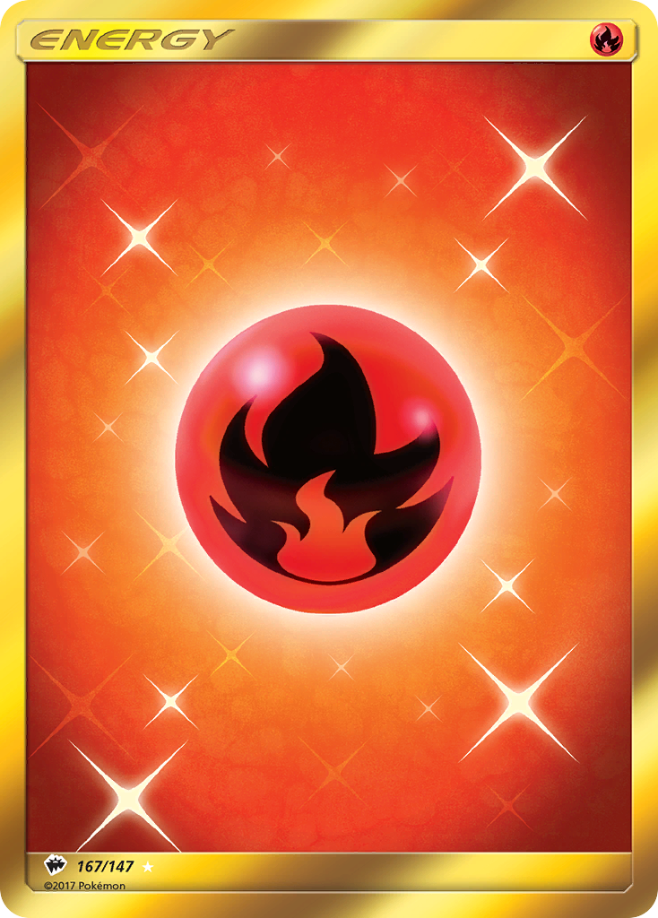 Fire Energy (167/147) [Sun & Moon: Burning Shadows] | Rock City Comics