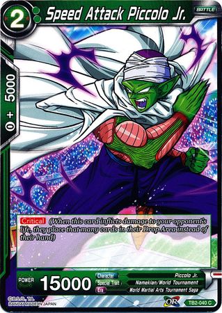 Speed Attack Piccolo Jr. [TB2-040] | Rock City Comics