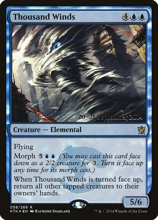 Thousand Winds  [Khans of Tarkir Prerelease Promos] | Rock City Comics