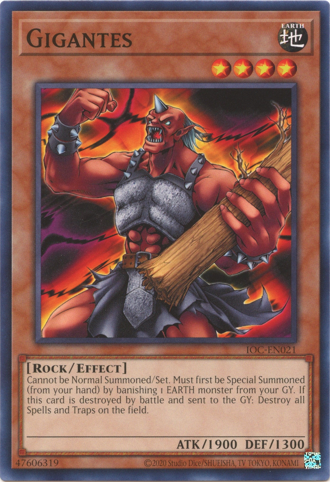 Gigantes (25th Anniversary) [IOC-EN021] Common | Rock City Comics