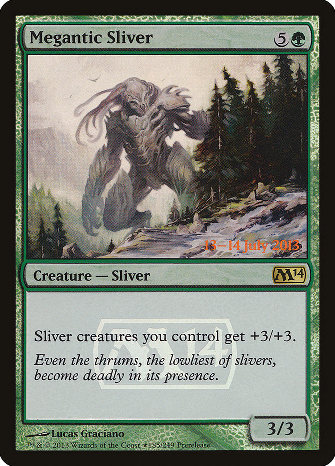 Megantic Sliver [Magic 2014 Prerelease Promos] | Rock City Comics