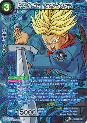 SS2 Trunks, Heroic Prospect (P-219) [Collector's Selection Vol. 2] | Rock City Comics