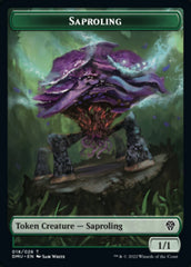 Saproling // Elemental Double-sided Token [Dominaria United Tokens] | Rock City Comics