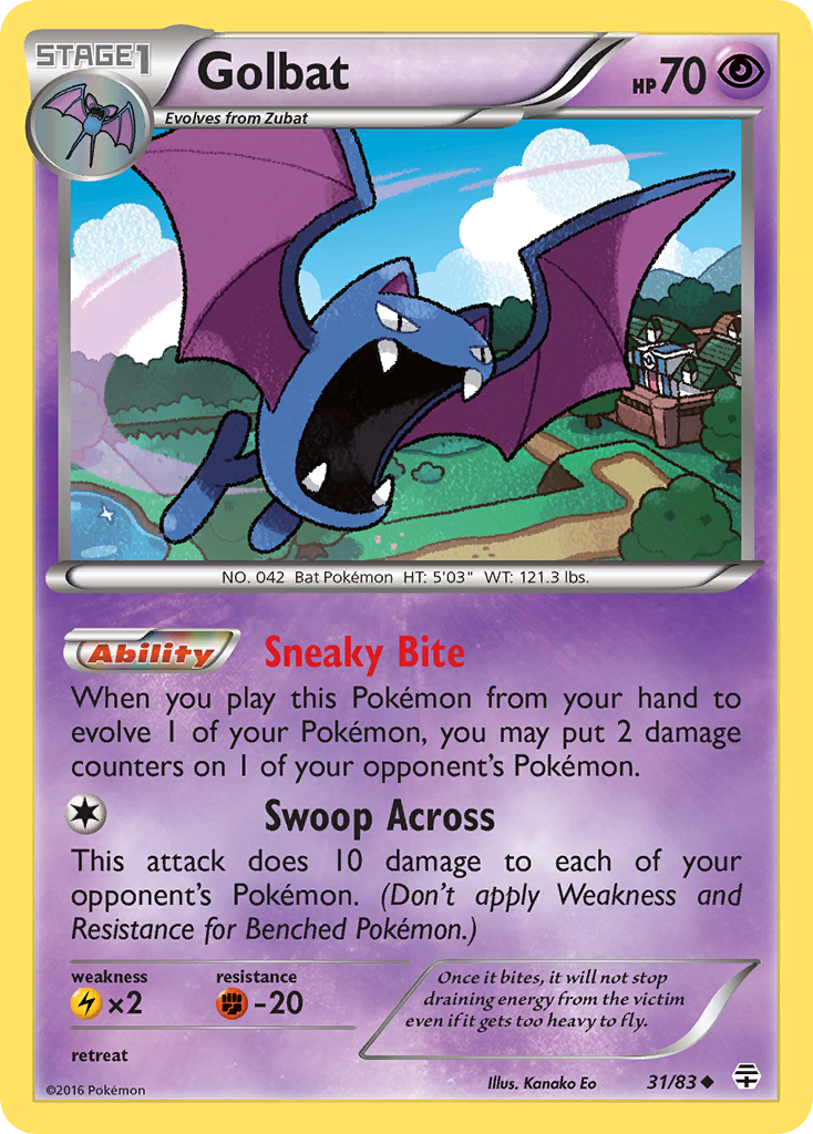 Golbat (31/83) [XY: Generations] | Rock City Comics