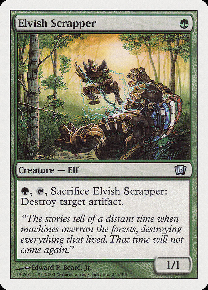 Elvish Scrapper [Eighth Edition] | Rock City Comics