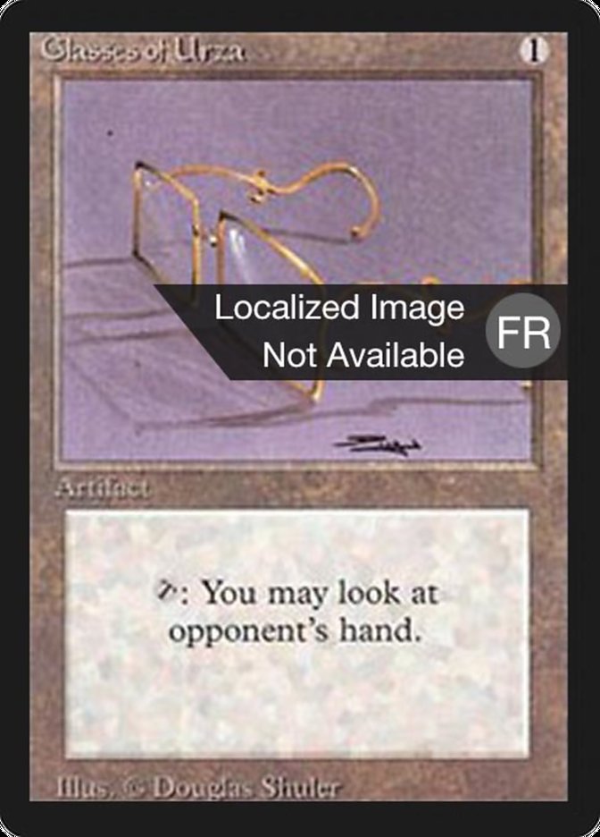 Glasses of Urza [Foreign Black Border] | Rock City Comics