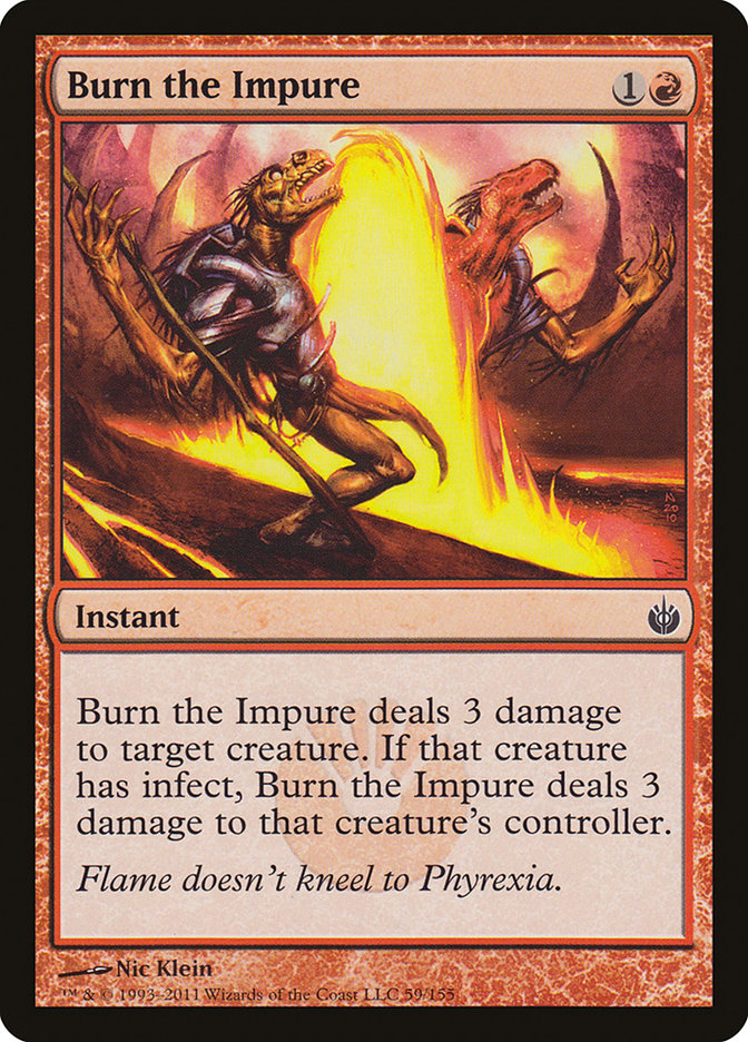 Burn the Impure [Mirrodin Besieged] | Rock City Comics