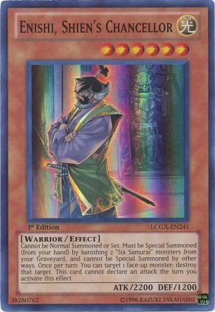 Enishi, Shien's Chancellor [LCGX-EN241] Super Rare | Rock City Comics