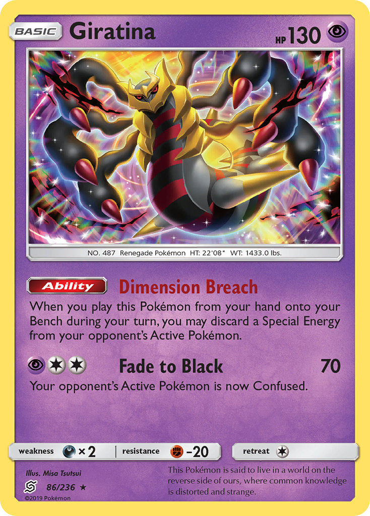 Giratina (86/236) [Sun & Moon: Unified Minds] | Rock City Comics