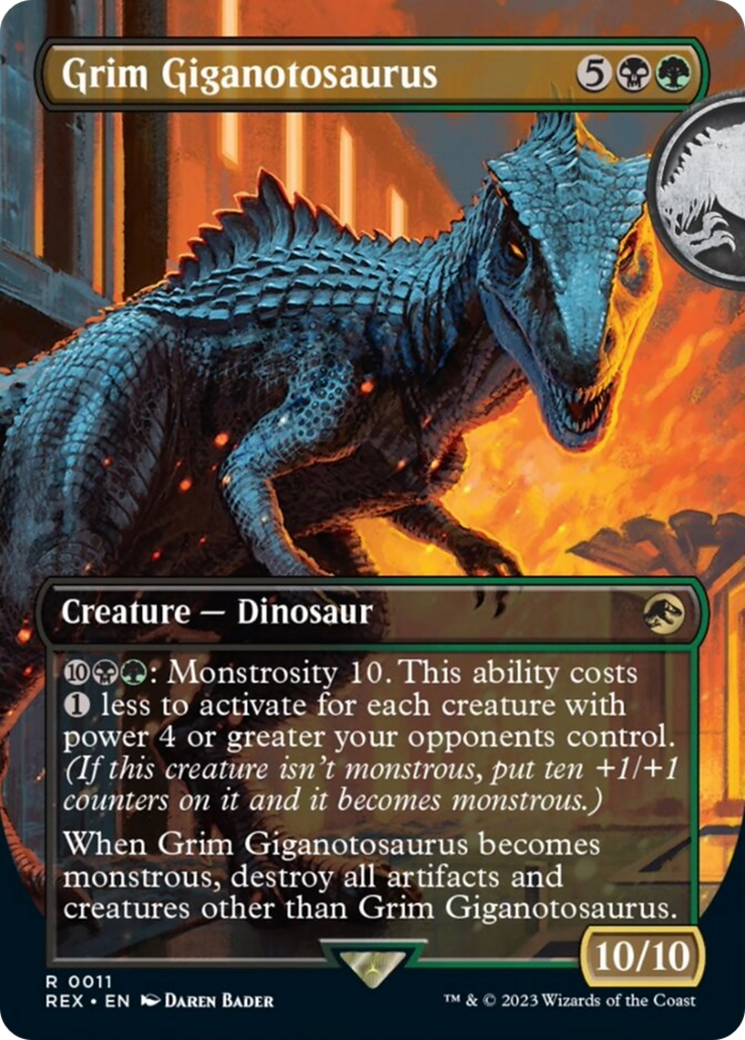 Grim Giganotosaurus (Borderless) [Jurassic World Collection] | Rock City Comics