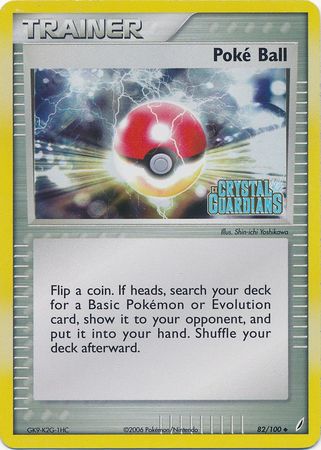 Poke Ball (82/100) (Stamped) [EX: Crystal Guardians] | Rock City Comics