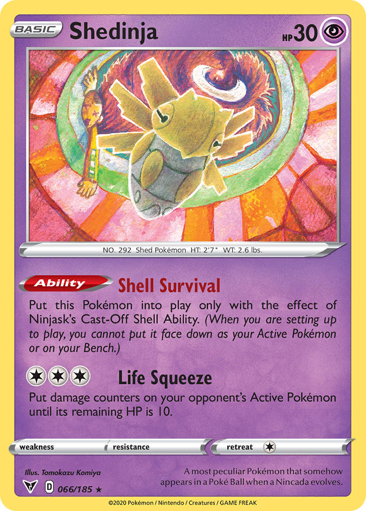 Shedinja (066/185) [Sword & Shield: Vivid Voltage] | Rock City Comics